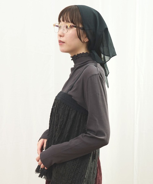 fig Ｌondon（フィグロンドン）の「_MELLOW double turtle（Tシャツ/カットソー・レディース・ピンク/ダークブラウン/ホワイト・FREE）」の12枚目の写真