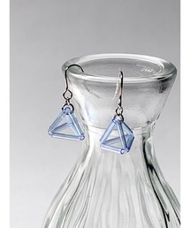 【TOMEI LAB】ヒンメリ風 正四面体 ピアス(MA)