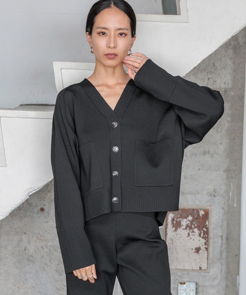 セール】【HEREIAM】クロップドカーディガン（カーディガン/ボレロ