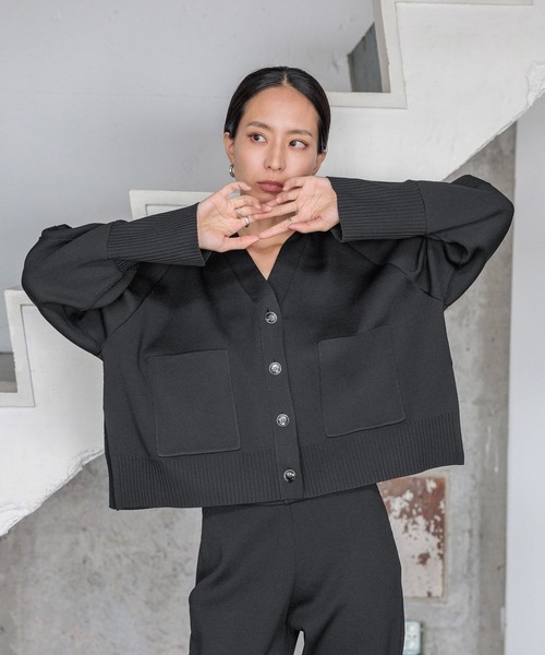 セール】【HEREIAM】クロップドカーディガン（カーディガン/ボレロ