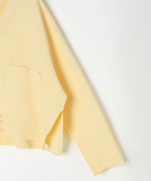 HEREIAM（ヘレイアム）の「【HEREIAM】クロップドカーディガン（カーディガン/ボレロ・レディース・ブラック/イエロー/グレイッシュベージュ・FREE）」の14枚目の写真