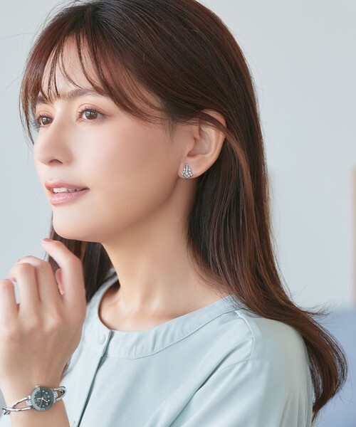 Tiaclasse（ティアクラッセ）の「【金属アレルギー対応】スノーフレークピアス／イヤリング（ピアス（両耳用）・レディース・シルバー系その他/ピンクゴールド/ゴールド系その他/シルバー・FREE）」の16枚目の写真