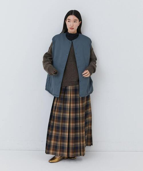 conges payes ADIEU TRISTESSE（コンジェ ペイエ アデュートリステス）の「プリーツスカート（スカート・レディース・ブラウン/チェック・38）」の17枚目の写真