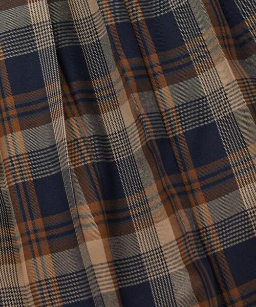 conges payes ADIEU TRISTESSE（コンジェ ペイエ アデュートリステス）の「プリーツスカート（スカート・レディース・ブラウン/チェック・38）」の5枚目の写真