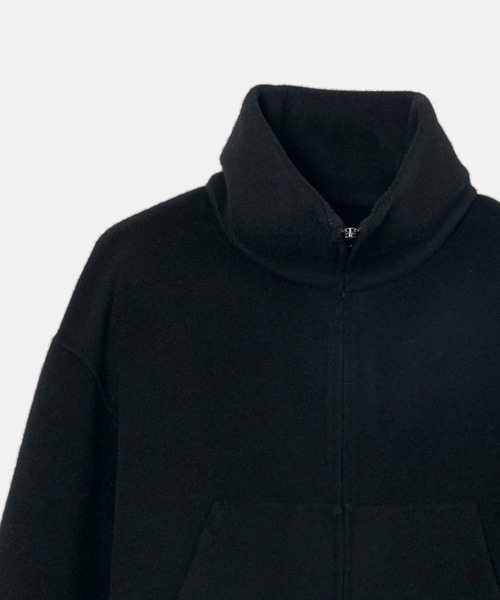 セール】ジップアップダブルフェイスブルゾン / Zip-Up Double-Face