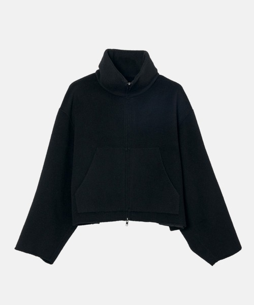 セール】ジップアップダブルフェイスブルゾン / Zip-Up Double-Face