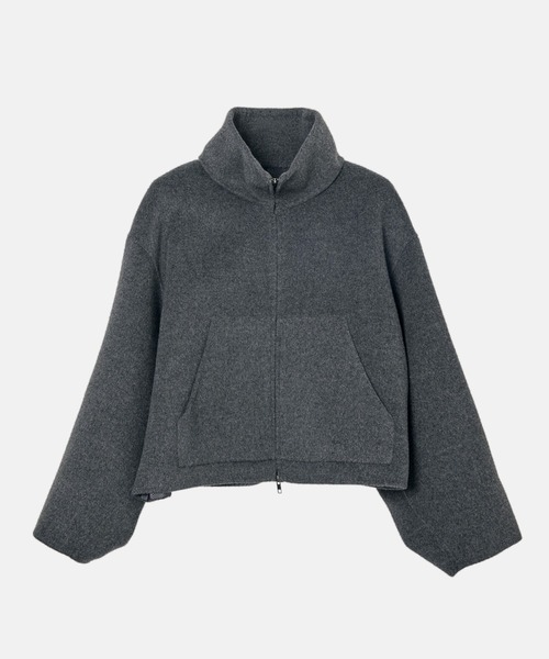 LE CIEL BLEU(ルシェルブルー)の「ジップアップダブルフェイスブルゾン / Zip-Up Double-Face Blouson(テーラードジャケット・レディース・ライトブルー/ブラック/ホワイト/グレー・36)」の18枚目の写真