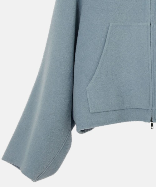 セール】ジップアップダブルフェイスブルゾン / Zip-Up Double-Face
