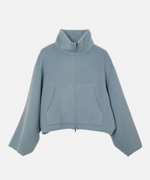 セール】ジップアップダブルフェイスブルゾン / Zip-Up Double-Face