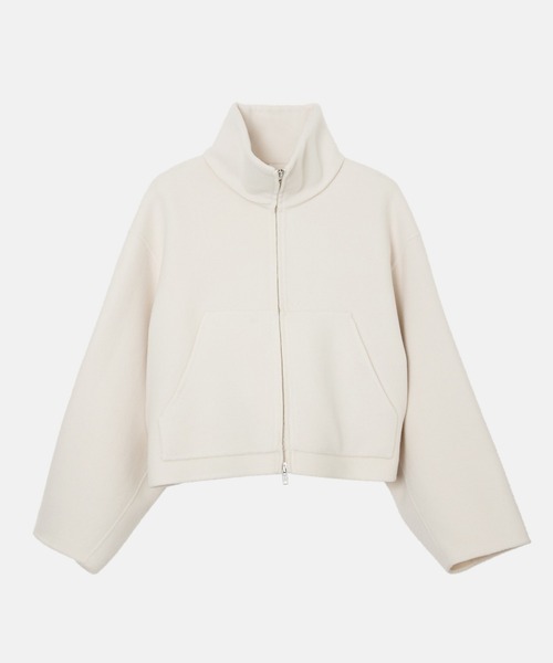 セール】ジップアップダブルフェイスブルゾン / Zip-Up Double-Face