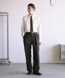 WYM LIDNM（ウィム バイ リドム）の「SILK COTTON NARROW TIE（ネクタイ）」