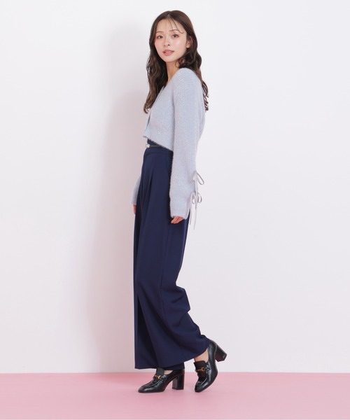 JILL by JILL STUART（ジルバイジルスチュアート）の「◇フィルムフェザーヤーンカーディガン（ニット/セーター・レディース・ピンク/ホワイト/ブルー・FREE）」の12枚目の写真
