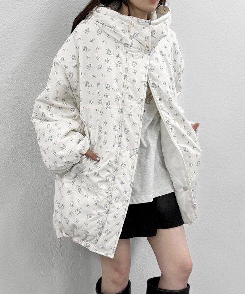 WCJ ひょうたんキルトリバーシブルジャケット　ホワイト w closet（ダブルクローゼット）の「【ZOZO限定】中綿であたたか