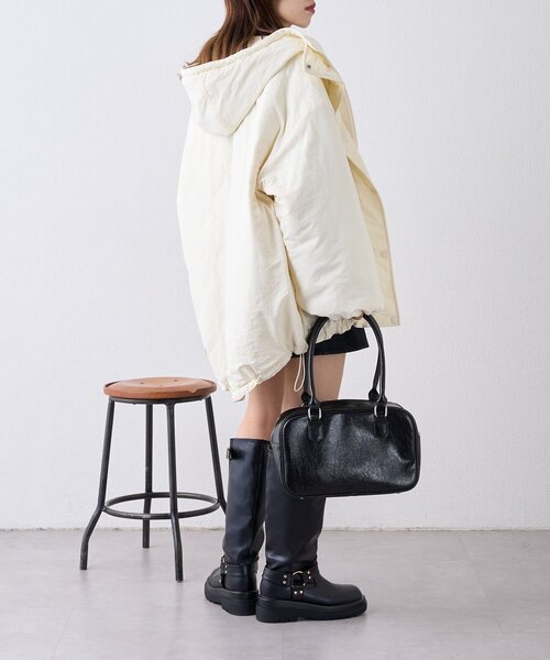 w closet（ダブルクローゼット）の「リバーシブルモンスターコート（その他アウター・レディース・サックスブルー/カーキ/ブラック/アイボリー/オフホワイト・MEDIUM/SMALL）」の9枚目の写真