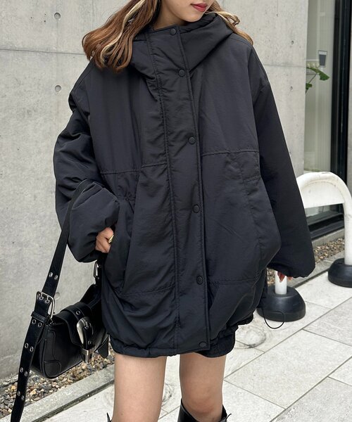 w closet（ダブルクローゼット）の「リバーシブルモンスターコート（その他アウター・レディース・サックスブルー/カーキ/ブラック/アイボリー/オフホワイト・MEDIUM/SMALL）」の22枚目の写真