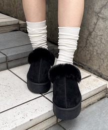 INGNI | 厚底フェイクムートンサンダル(ブーツ)