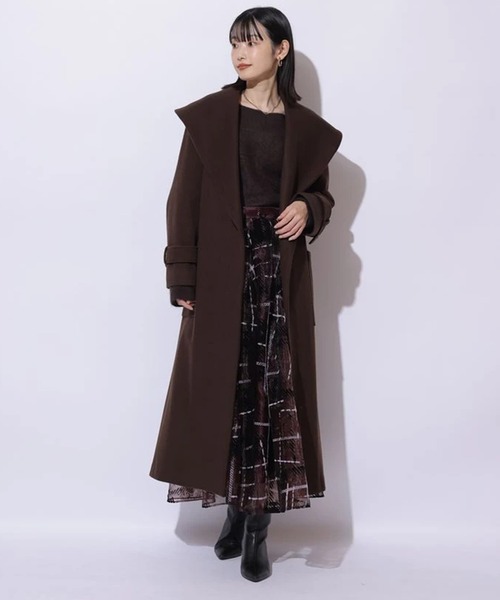 ショールカラーロングコート（ダウンジャケット/コート）｜Mystrada