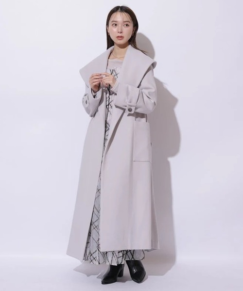 ショールカラーロングコート（ダウンジャケット/コート）｜Mystrada