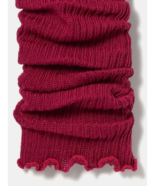 tutuanna（チュチュアンナ）の「綿100%リブレッグウォーマー45cm（レッグウォーマー・レディース・エンジ/オフホワイト/ライトグレー/ブラック/サンドベージュ・フリー）」の12枚目の写真