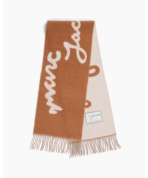 Marc Jacobs シルクスカーフ Marc Jacobs Women's Silk Twill Scarf, Black/Multi, One Size