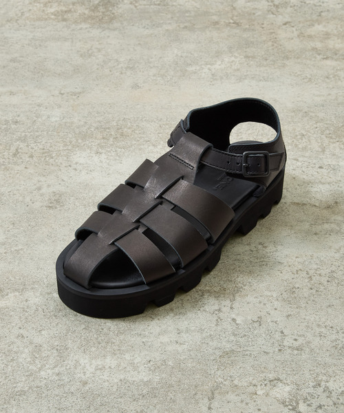 And A（アンドエー）の「PADRONE パドローネ / CS GURRKHA SANDALS レザーグルカサンダル / PU2308-3210（サンダル・メンズ・ブラック・40/41/42）」の8枚目の写真