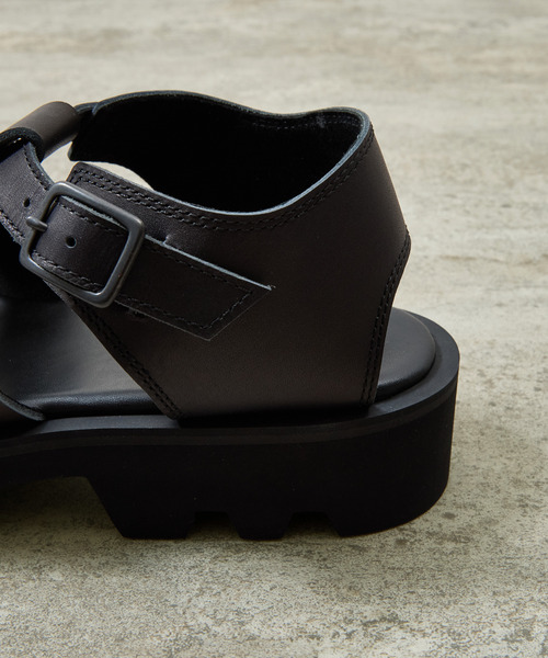 And A（アンドエー）の「PADRONE パドローネ / CS GURRKHA SANDALS レザーグルカサンダル / PU2308-3210（サンダル・メンズ・ブラック・40/41/42）」の13枚目の写真