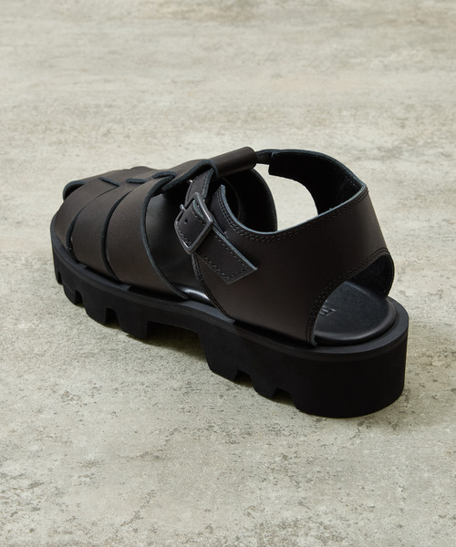 And A（アンドエー）の「PADRONE パドローネ / CS GURRKHA SANDALS レザーグルカサンダル / PU2308-3210（サンダル・メンズ・ブラック・40/41/42）」の14枚目の写真