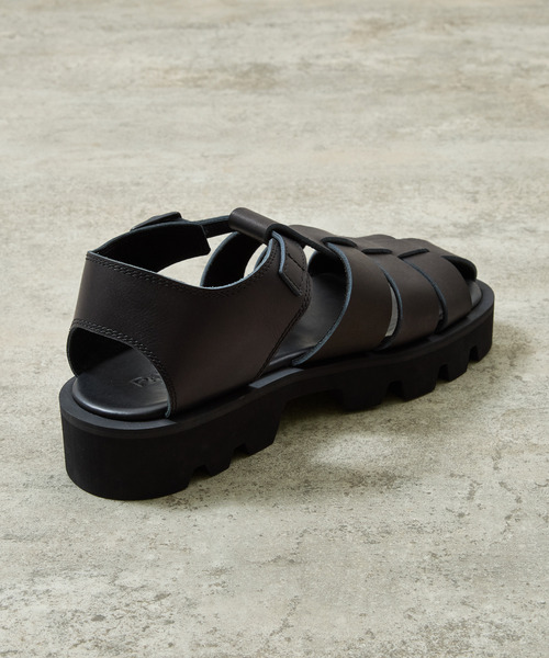 And A（アンドエー）の「PADRONE パドローネ / CS GURRKHA SANDALS レザーグルカサンダル / PU2308-3210（サンダル・メンズ・ブラック・40/41/42）」の15枚目の写真