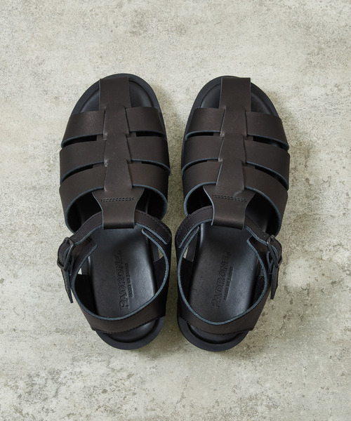 And A（アンドエー）の「PADRONE パドローネ / CS GURRKHA SANDALS レザーグルカサンダル / PU2308-3210（サンダル・メンズ・ブラック・40/41/42）」の18枚目の写真