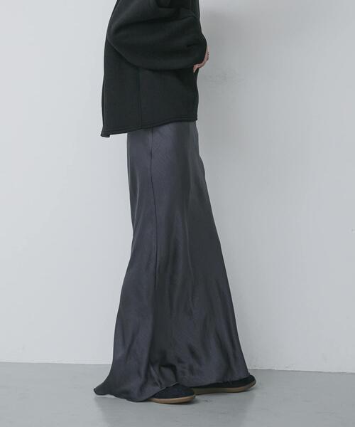 セール】サテンアイラインスカート（スカート）｜SENSE OF PLACE by