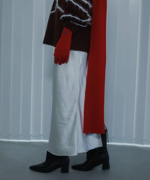 SENSE OF PLACE by URBAN RESEARCH（センスオブプレイスバイアーバンリサーチ）の「サテンアイラインスカート（スカート・レディース・ブラウン/ブラック/アイボリー/チャコールグレー・TALL/SMALL/MEDIUM）」の16枚目の写真