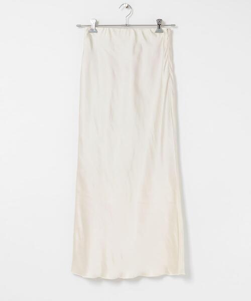 SENSE OF PLACE by URBAN RESEARCH（センスオブプレイスバイアーバンリサーチ）の「サテンアイラインスカート（スカート・レディース・ブラウン/ブラック/アイボリー/チャコールグレー・TALL/SMALL/MEDIUM）」の18枚目の写真