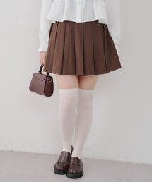 【SETUP対応】BOXプリーツミニスカート