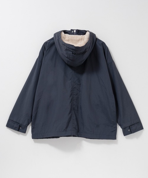 LOGOS（ロゴス）の「LOGOS PARK 裏フリースマウンテンパーカー（マウンテンパーカー・レディース・ベージュ/スミクロ/カーキ/ダークパープル・M/L）」の5枚目の写真