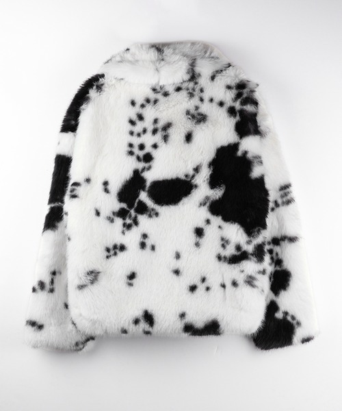 me+em select(ミームセレクト)の「※※カウミドルフェイクファコート / cow middle fakefur coat(その他アウター・レディース・ホワイト・FREE)」の5枚目の写真