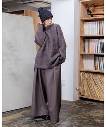 VOAAOV（ヴォアーブ）の「【VOAAOV】 FULLERS TEASEL BRUSHED KNIT Pullover（ニット/セーター）」