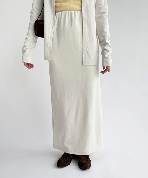 EDIT. FOR LULU（エディットフォールル）の「フィブリルバックサテン スカート（スカート・レディース・ブラック/アイボリー・FREE）」の11枚目の写真