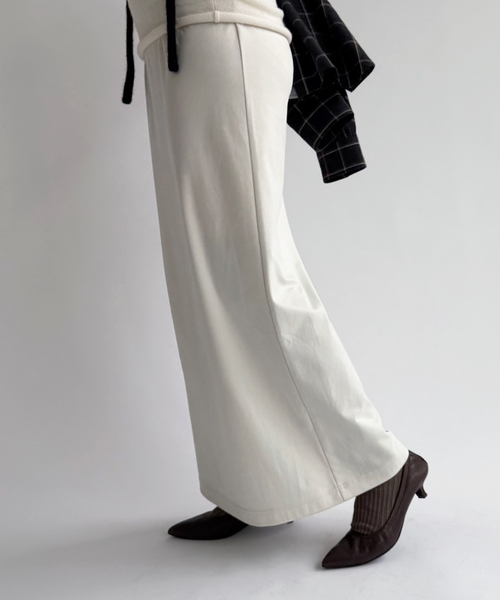 EDIT. FOR LULU（エディットフォールル）の「フィブリルバックサテン スカート（スカート・レディース・ブラック/アイボリー・FREE）」の14枚目の写真