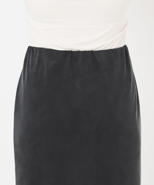 EDIT. FOR LULU（エディットフォールル）の「フィブリルバックサテン スカート（スカート・レディース・ブラック/アイボリー・FREE）」の22枚目の写真