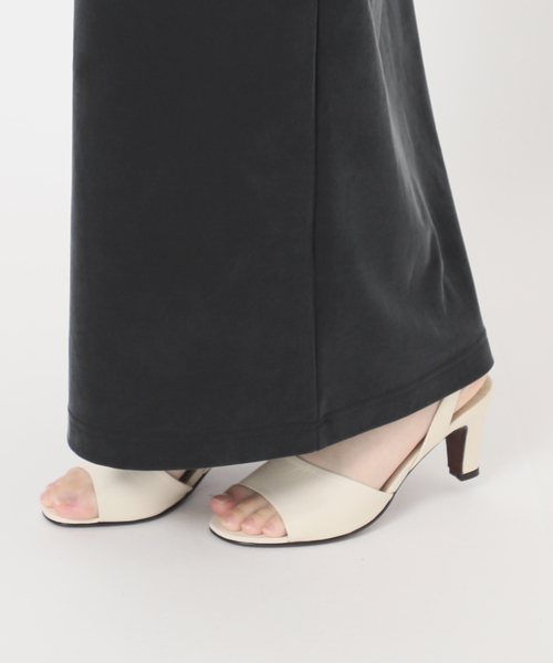 EDIT. FOR LULU（エディットフォールル）の「フィブリルバックサテン スカート（スカート・レディース・ブラック/アイボリー・FREE）」の7枚目の写真