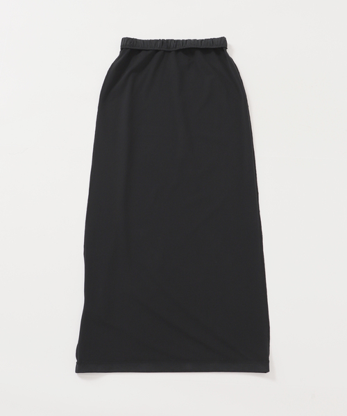 EDIT. FOR LULU（エディットフォールル）の「フィブリルバックサテン スカート（スカート・レディース・ブラック/アイボリー・FREE）」の6枚目の写真