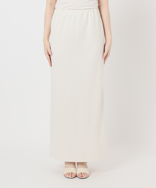 EDIT. FOR LULU（エディットフォールル）の「フィブリルバックサテン スカート（スカート・レディース・ブラック/アイボリー・FREE）」の4枚目の写真