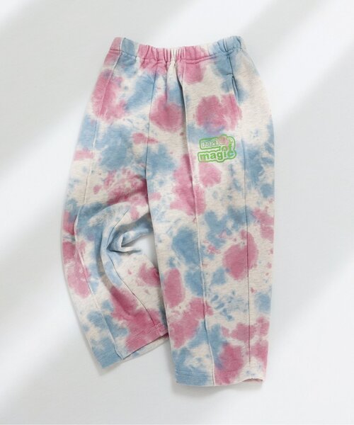BREEZE（ブリーズ）の「【ジュニア対応】タイダイ染めカットソーパンツ(セットアップ可)（スウェットパンツ・キッズ・ブルー/グレー・90/100/110/120/130/140）」の2枚目の写真