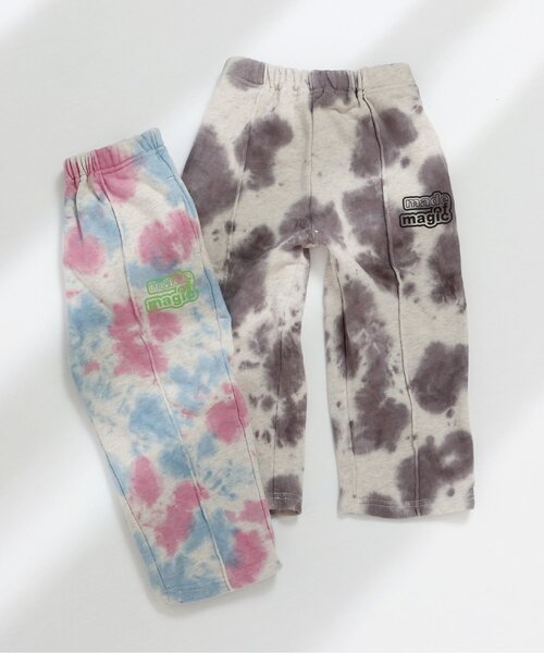 BREEZE（ブリーズ）の「【ジュニア対応】タイダイ染めカットソーパンツ(セットアップ可)（スウェットパンツ・キッズ・ブルー/グレー・90/100/110/120/130/140）」の8枚目の写真