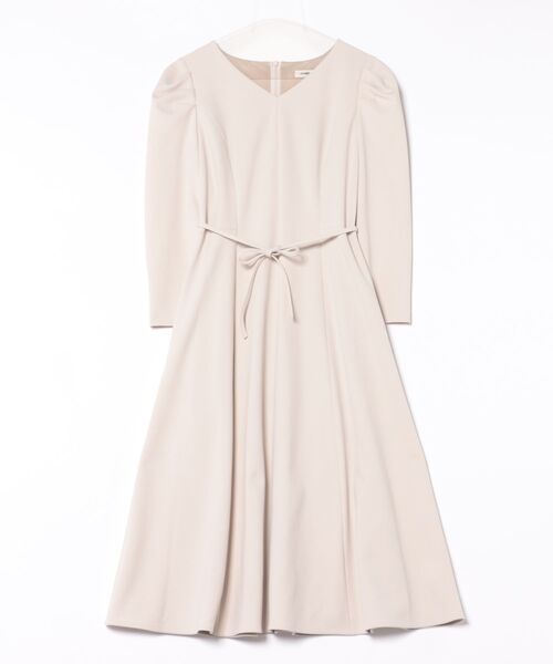 STRAWBERRY-FIELDS（ストロベリーフィールズ）の「パーフェクトジャージ（ワンピース・レディース・ベージュ/ネイビー/ブルー・2）」の19枚目の写真