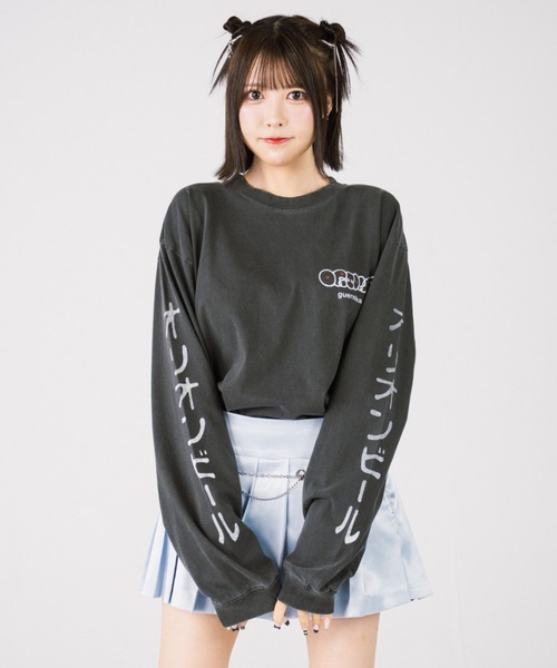 ROYAL FLASH（ロイヤルフラッシュ）の「guernika/ゲルニカ/ORION THE DRAFT ART PRINT L/S T-SHIRT (SPECIAL VINTAGE)（Tシャツ/カットソー・メンズ・ブラック系その他・L/2XL/XL）」の9枚目の写真