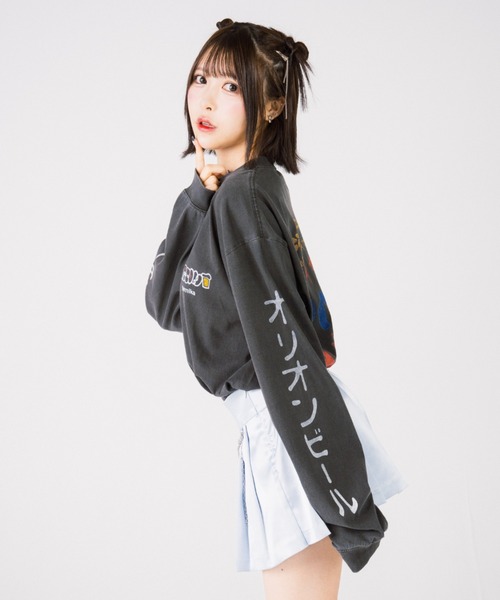 ROYAL FLASH（ロイヤルフラッシュ）の「guernika/ゲルニカ/ORION THE DRAFT ART PRINT L/S T-SHIRT (SPECIAL VINTAGE)（Tシャツ/カットソー・メンズ・ブラック系その他・L/2XL/XL）」の8枚目の写真