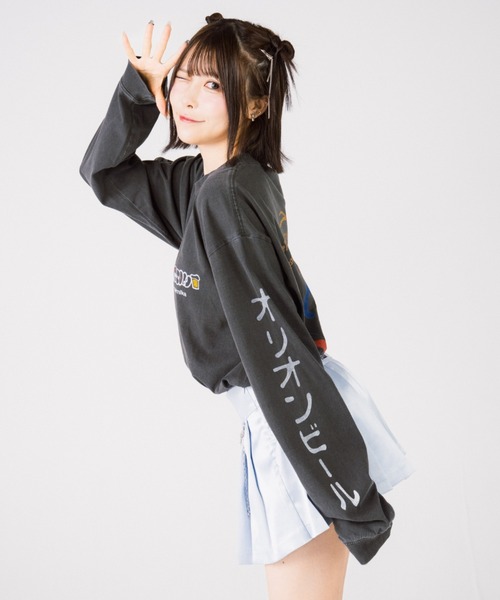 ROYAL FLASH（ロイヤルフラッシュ）の「guernika/ゲルニカ/ORION THE DRAFT ART PRINT L/S T-SHIRT (SPECIAL VINTAGE)（Tシャツ/カットソー・メンズ・ブラック系その他・L/2XL/XL）」の7枚目の写真