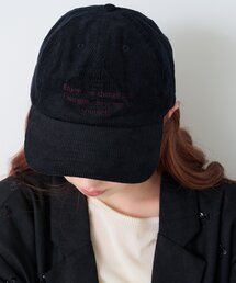 Kastane(カスタネ)の刺繍コーデュロイキャップ(キャップ)