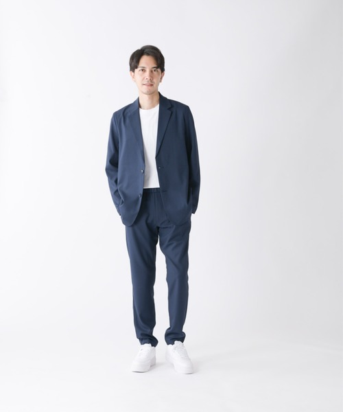Enjouemen(エンジョウメン)の「8WAYストレッチテーラドJKTセットアップ(セットアップ・メンズ・ブラック/ネイビー・LARGE/X-LARGE/XX-LARGE/MEDIUM)」の2枚目の写真